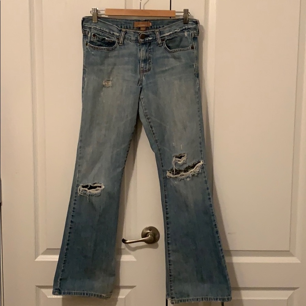 Abercrombie & Fitch distressed jeans